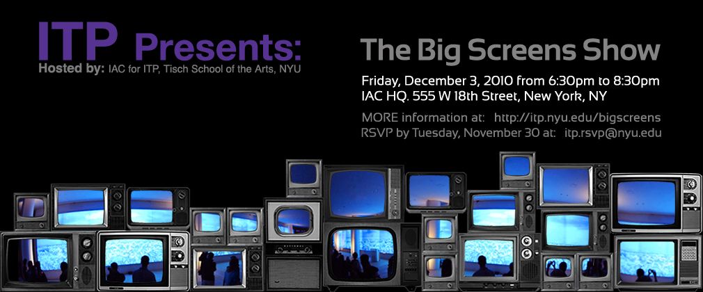 ITP Big Screens event promo image