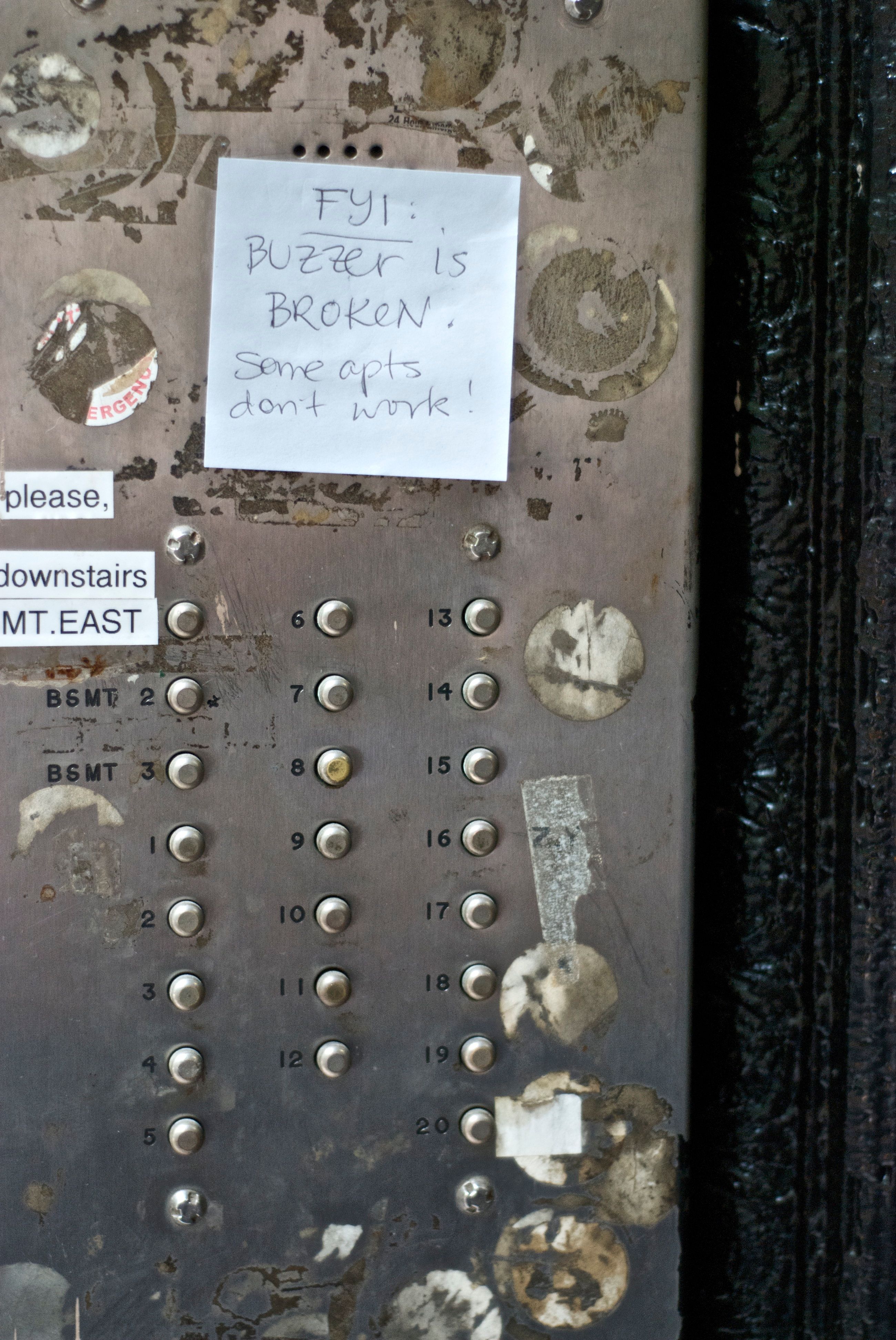 A sensor found on a walk in Manhattan