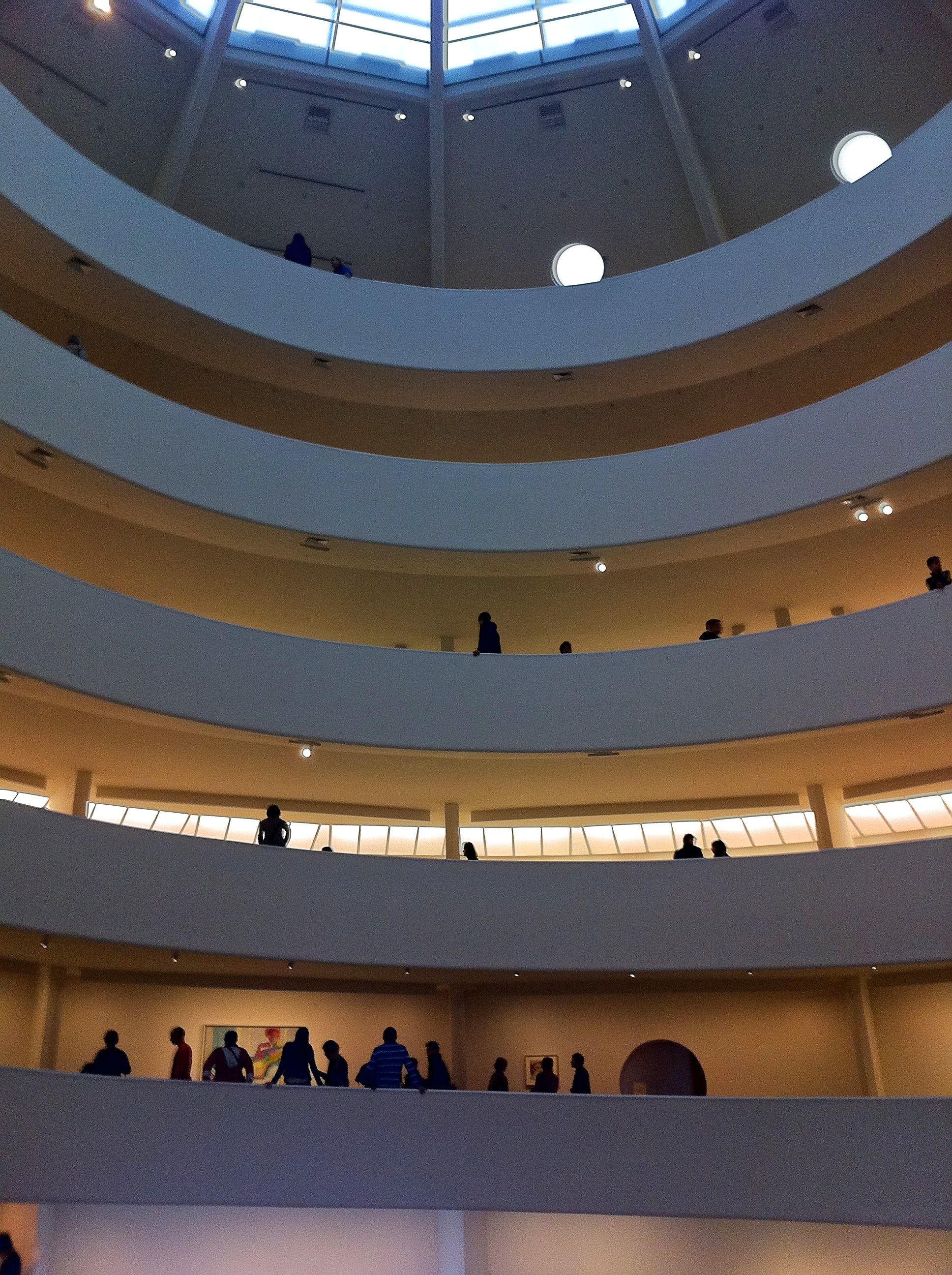 Interior of Guggenheim museum