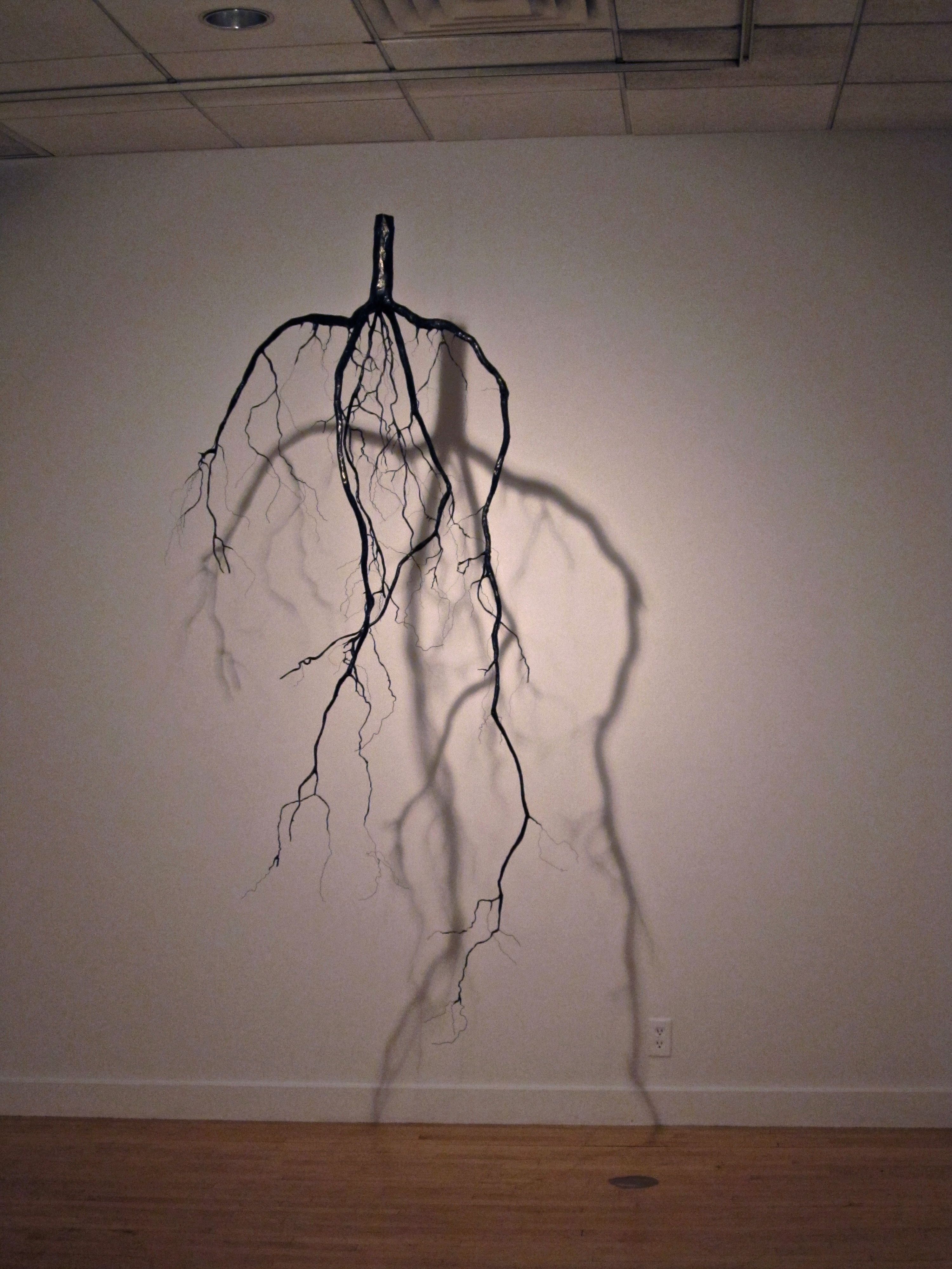 Sculpture by Katie Holten at the Bronx Museum