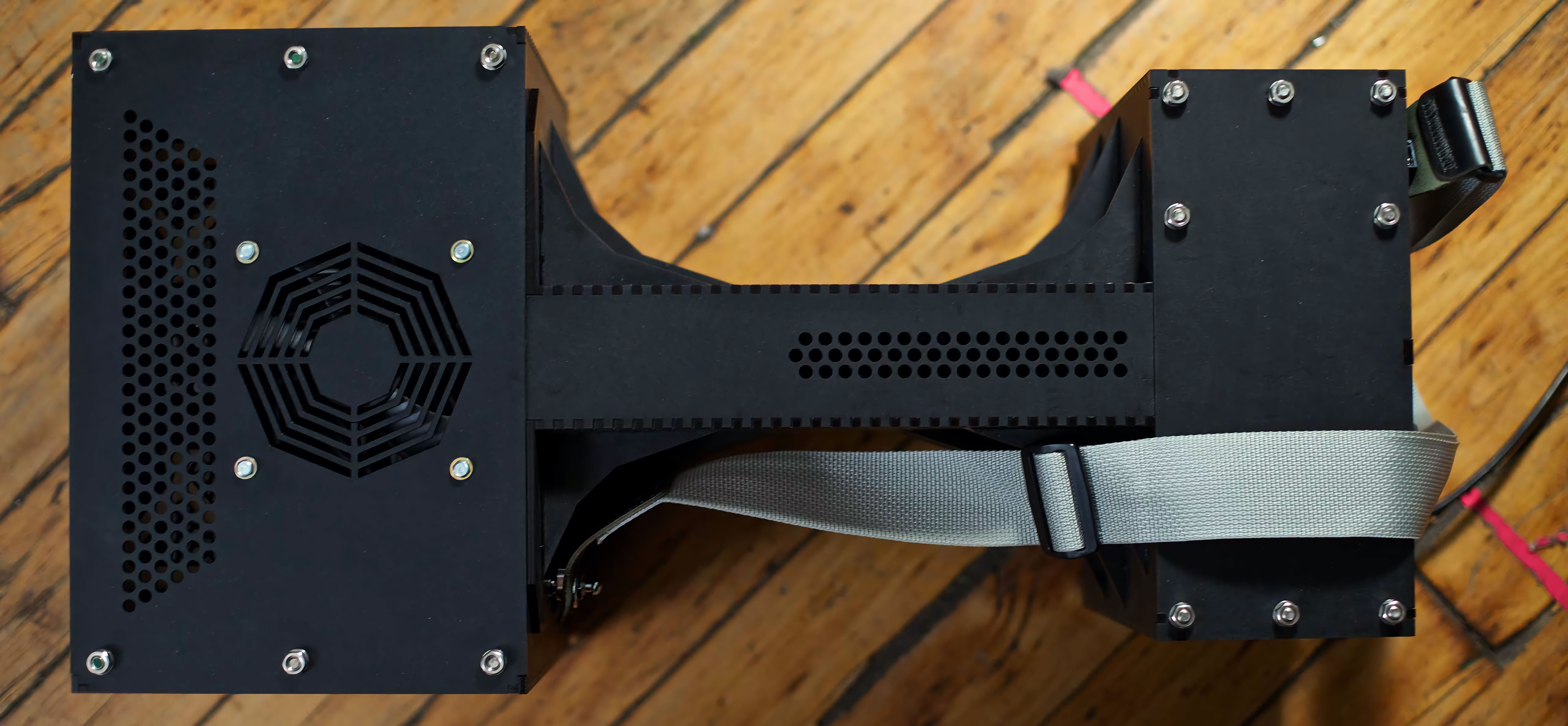 Überbeamer hardware top-down view