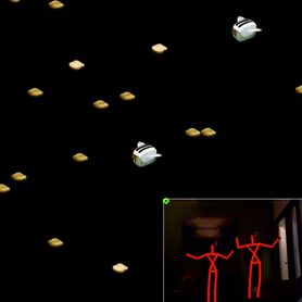 Screenshot of multi-player toaster flapping