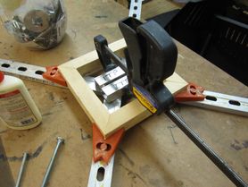 Clamping the frame