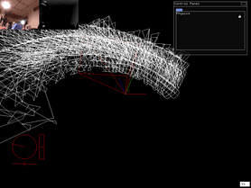Screenshot of Überbeamer software showing a scan in progress
